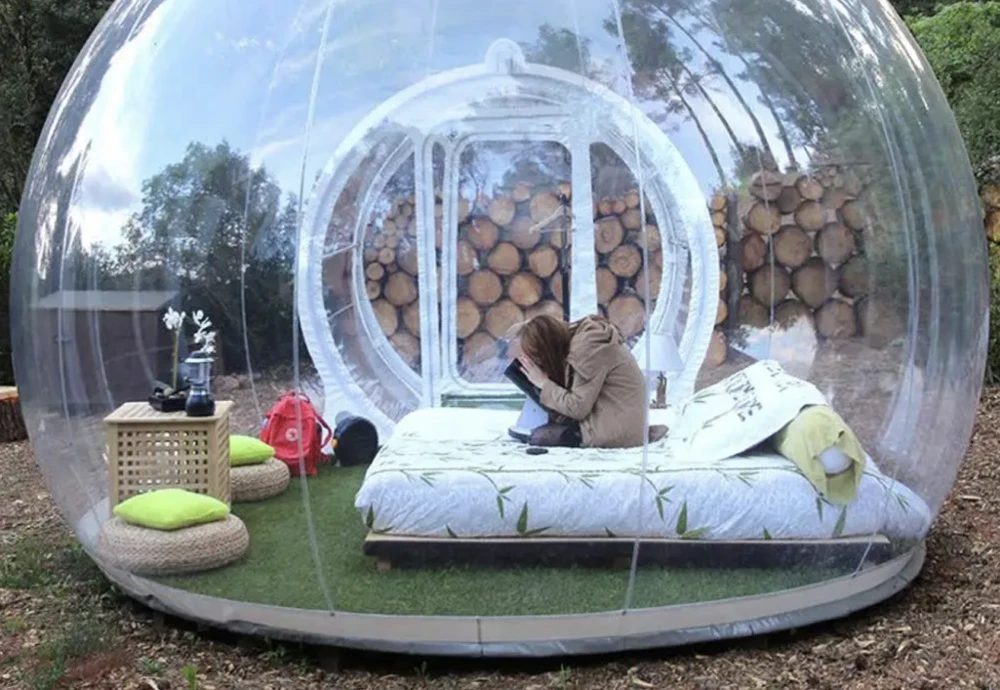 transparent bubble tent