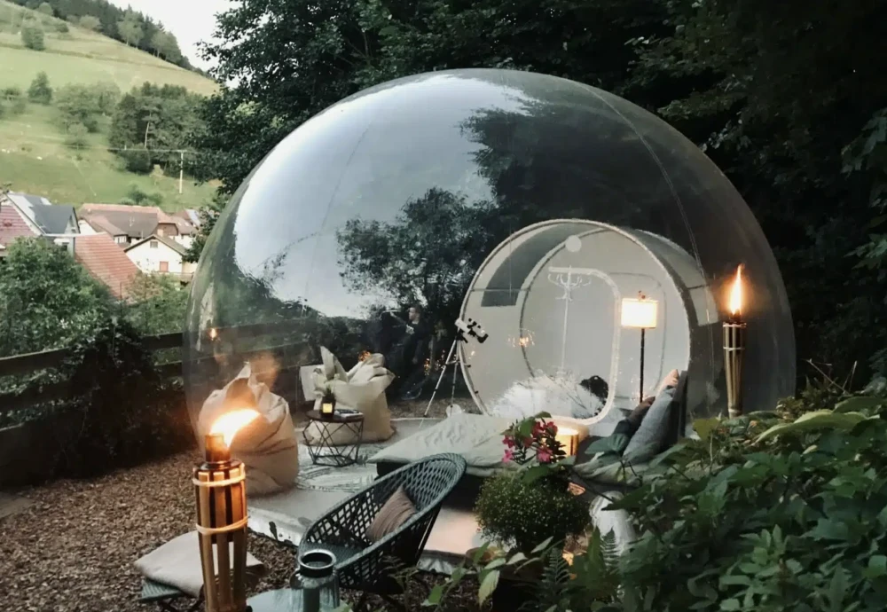 transparent bubble tent